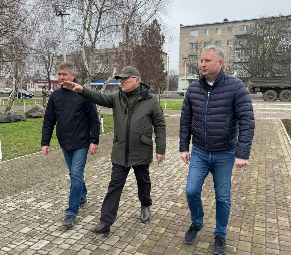 Александр Соколов посетил подшефный округ в Запорожской области