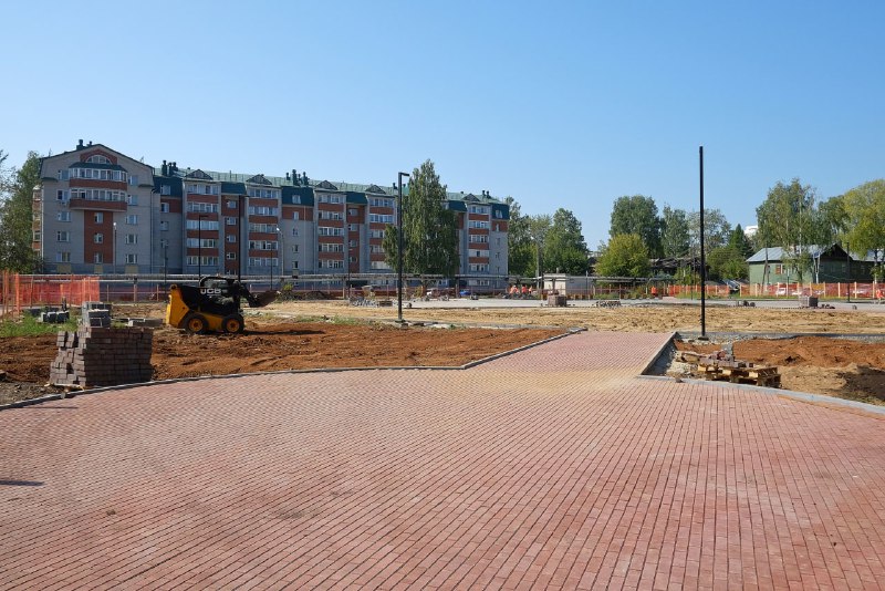 Глава региона осмотрел объекты благоустройства в Нововятском районе Кирова