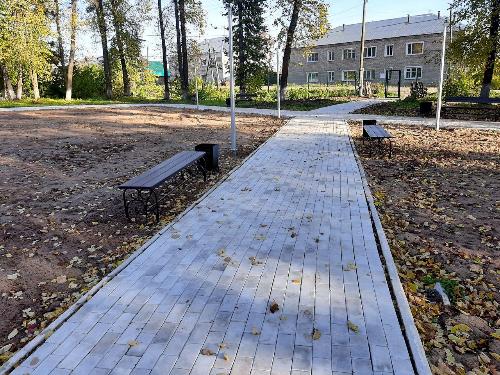Завершена большая часть работ по благоустройству в Котельниче и Арбаже Завершена большая часть работ по благоустройству в Котельниче и Арбаже