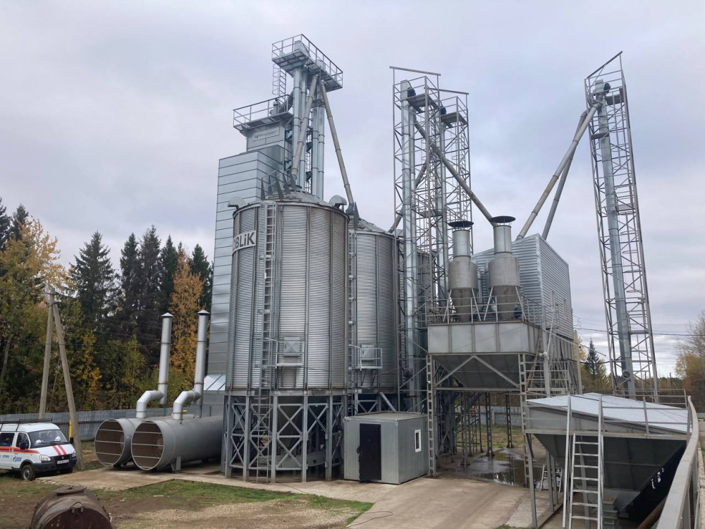 В Котельничском районе на газ перевели крупнейшую зерносушилку